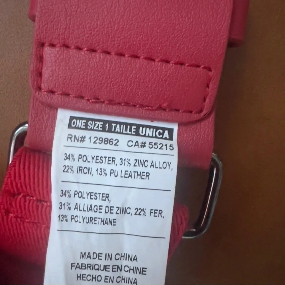 Nike Men’s Softball Baseball Red Belt one size fits all